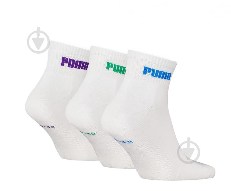 Шкарпетки Puma NEW GENERATION CUSHIONED QUA 93839307 р.35-38 білий - фото 2