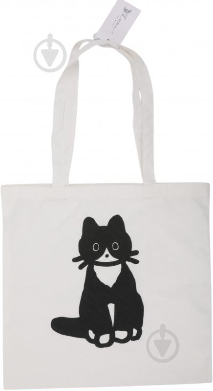 Сумка Luna белый Kitten 42х40 см - фото 1