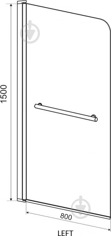Штора для душа Eger 599-02L grey - фото 2