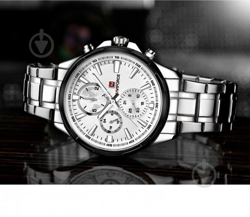 Наручний годинник NaviForce Union SW-NF9089S silver - фото 4