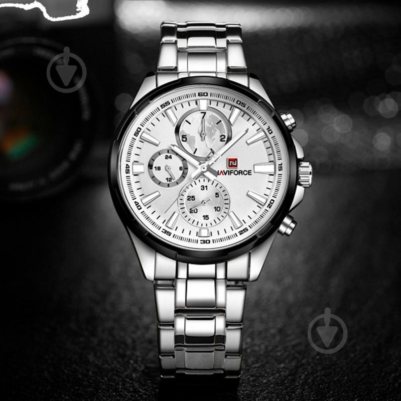 Наручний годинник NaviForce Union SW-NF9089S silver - фото 3