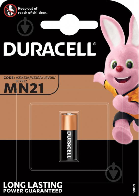 Батарейки Duracell MN21 MN21 1 шт. (81390618) - фото 1