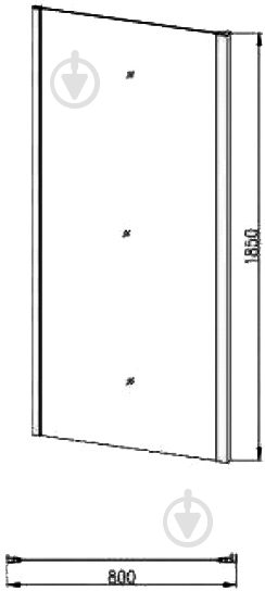 Душевая стенка Eger 599-153-80W - фото 2