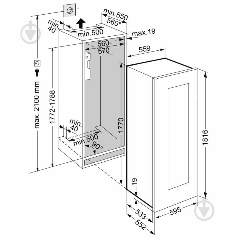 Винный шкаф Liebherr EWTgb 3583 - фото 11