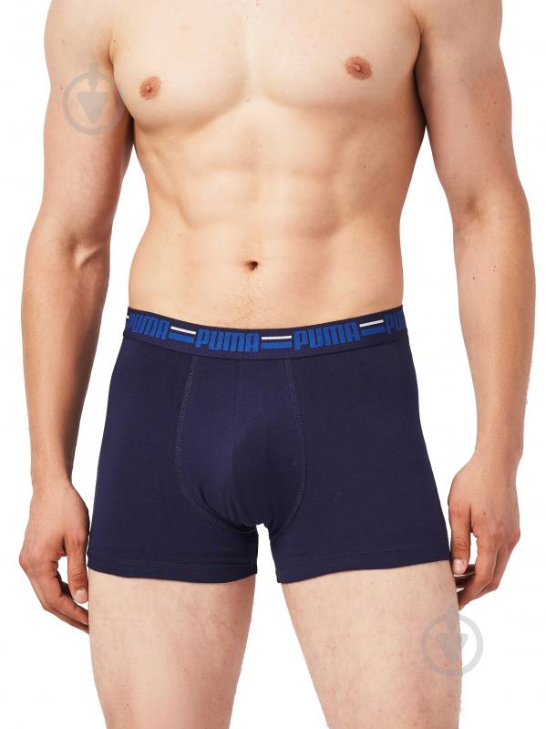 Труси Puma BASIC BOXER BRAND ELASTIC 4P BLUE C 93819702 р.S синій - фото 6