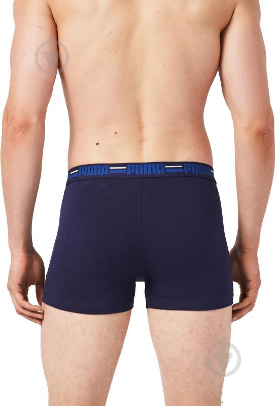 Труси Puma BASIC BOXER BRAND ELASTIC 4P BLUE C 93819702 р.S синій - фото 7