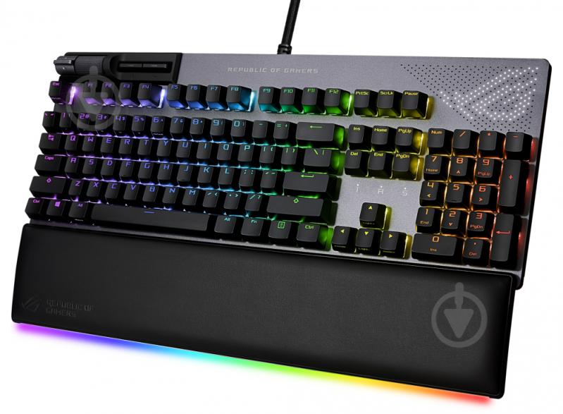 Клавиатура Asus ROG Strix Flare II Animate RGB (90MP02E6-BKUA01) black - фото 4