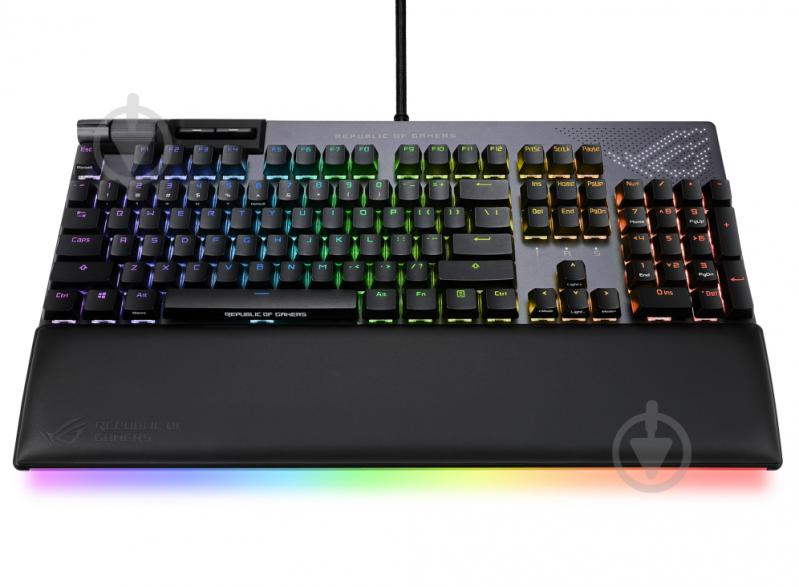 Клавиатура Asus ROG Strix Flare II Animate RGB (90MP02E6-BKUA01) black - фото 5