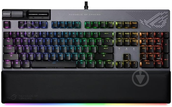 Клавиатура Asus ROG Strix Flare II Animate RGB (90MP02E6-BKUA01) black - фото 1