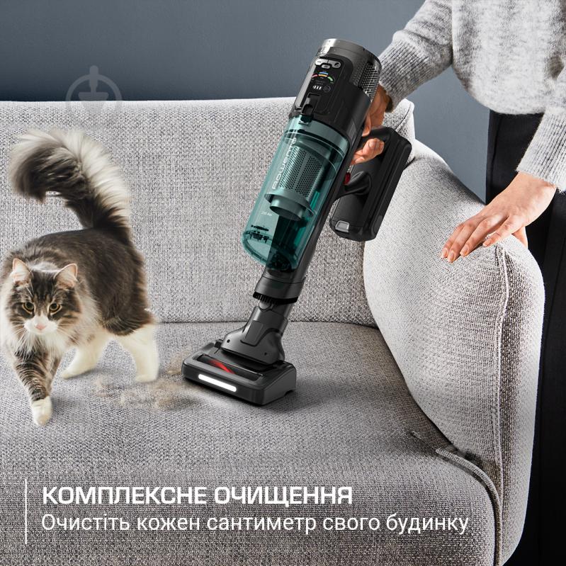 Пилосос акумуляторний Rowenta X-Force Flex 12.60 RH9L42WO black - фото 6