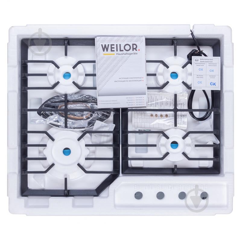 Варочная поверхность газовая WEILOR GM 624 WH - фото 12