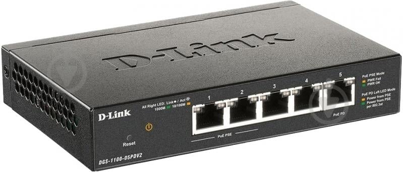 D-Link DGS-1100-05PD EasySmart - фото 2