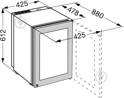 Винна шафа Liebherr WKes 653 - фото 7