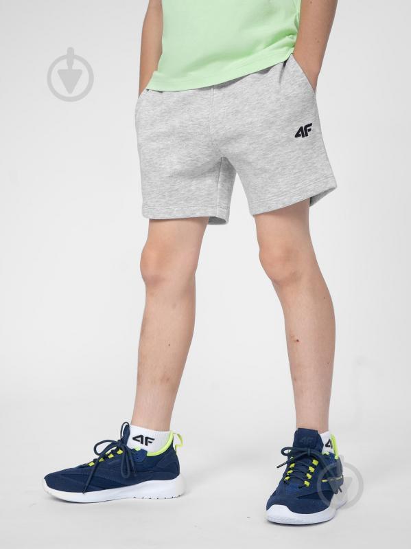 Шорты 4F 4FJSS23TSHOM048-27M р. 158 серый - фото 2 Шорты 4F 4FJSS23TSHOM048-27M р. 158 серый - фото 2