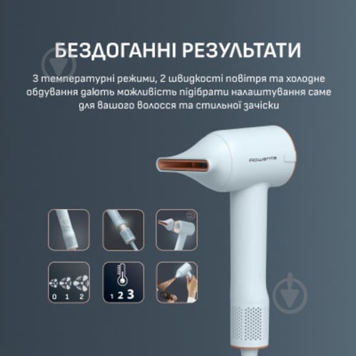 ВИТРИНА! Фен Rowenta Blumia HY5N10E0 - фото 9 ВИТРИНА! Фен Rowenta Blumia HY5N10E0 - фото 9