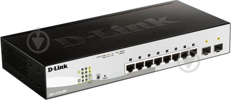 Коммутатор D-Link DGS-1210-08P/E - фото 3