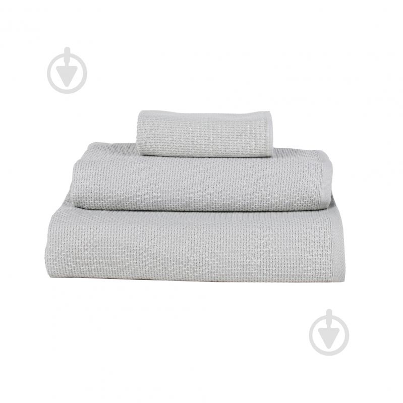 Рушник махровий Sauna 33x70 см світло-сірий La Nuit - фото 2 Рушник махровий Sauna 33x70 см світло-сірий La Nuit - фото 2