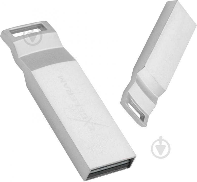 Флеш-память Exceleram U2 Series 64 ГБ USB 2.0 silver (EXP2U2U2S64) - фото 2