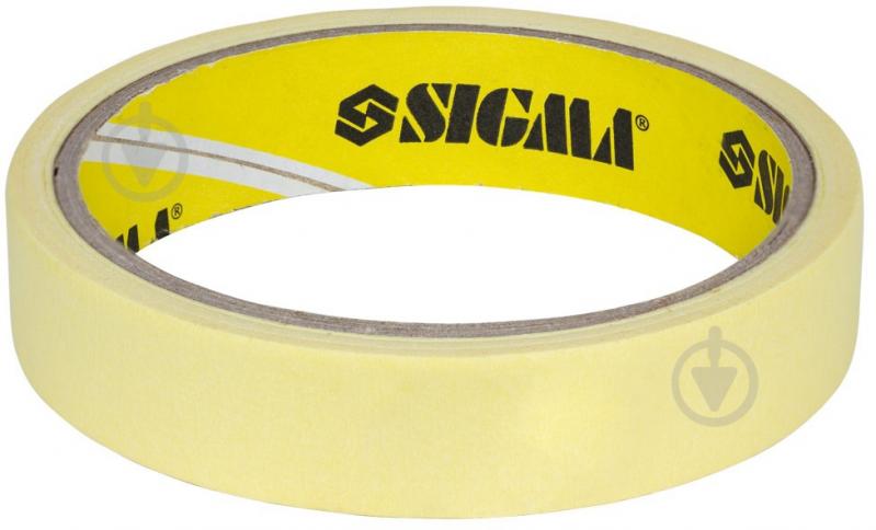 Стрічка малярна Sigma 19 мм x 20 м 8402011 - фото 1 Стрічка малярна Sigma 19 мм x 20 м 8402011 - фото 1