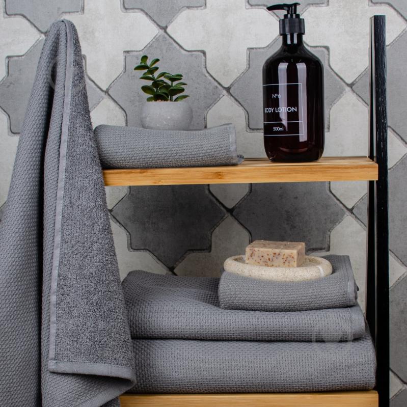 Полотенце махровое Sauna 33x70 см темно-серый La Nuit - фото 3