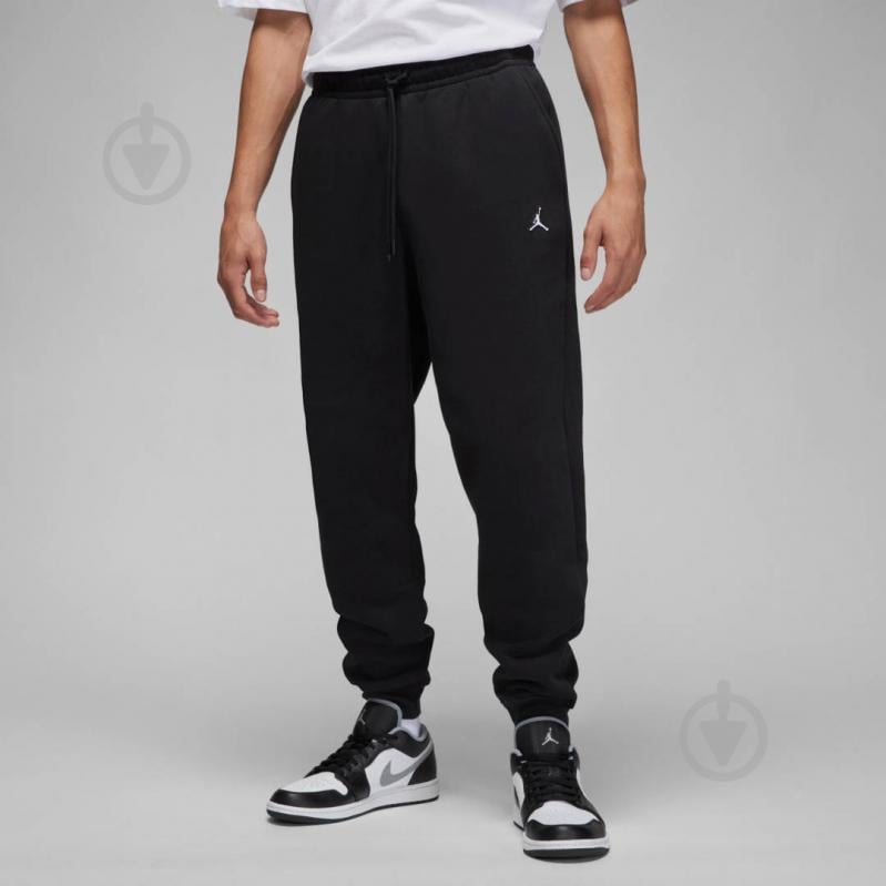 Штани Nike M J ESS FLC PANT DQ7340-010 р. M чорний - фото 1