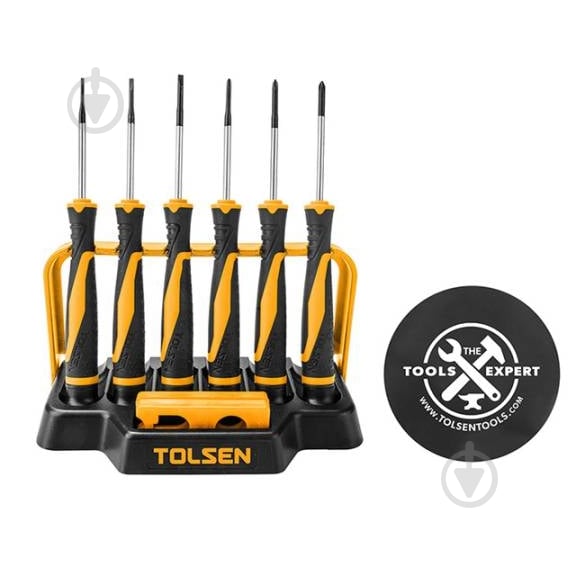 Набор отверток Tolsen для точных работ 8 предметов 20193 - фото 1 Набор отверток Tolsen для точных работ 8 предметов 20193 - фото 1