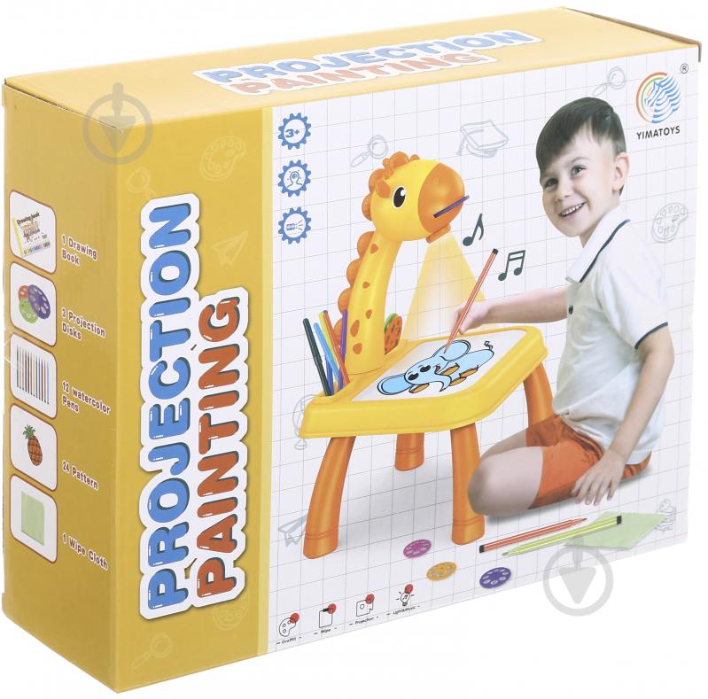 Набор YIMA TOYS стол 2в1 жираф с проектором OTE0652757 - фото 1