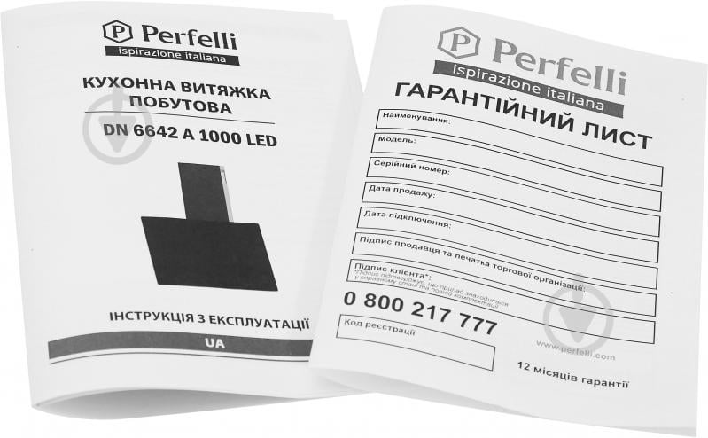 Вытяжка Perfelli DN 6642 A 1000 BL LED - фото 6