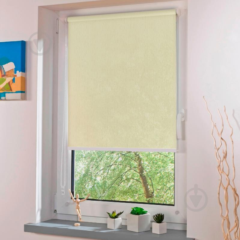 Ролета мини Rollotex LEN с фиксацией под наклон ваниль 44x240 см - фото 2 Ролета мини Rollotex LEN с фиксацией под наклон ваниль 44x240 см - фото 2