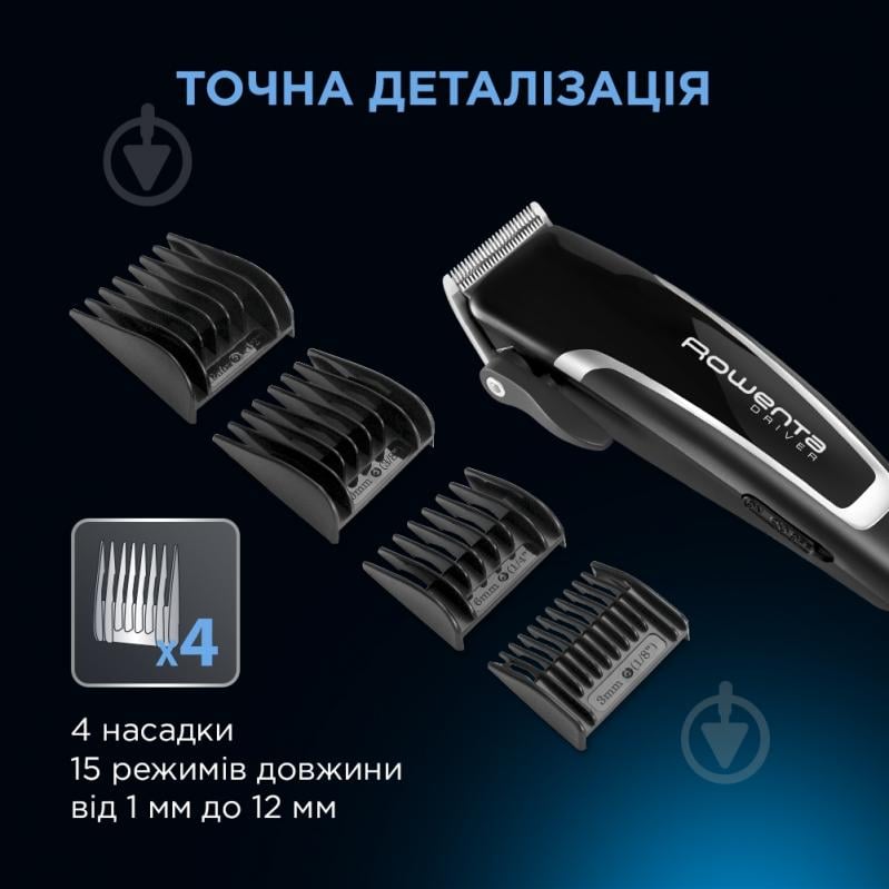 ВИТРИНА! Машинка для стрижки Rowenta Driver TN1603F0 - фото 3