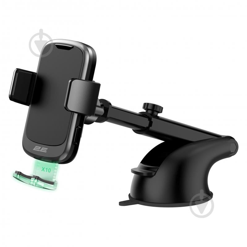 Автотримач 2E з бездротовою зарядкою 2E-WCQ01-10 чорний - фото 12 Автотримач 2E з бездротовою зарядкою 2E-WCQ01-10 чорний - фото 12