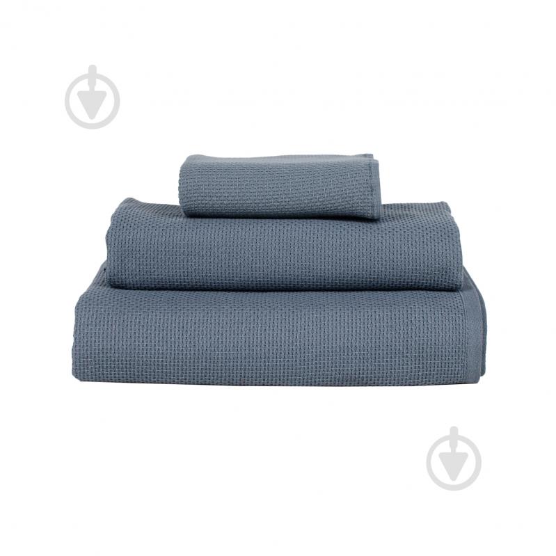 Полотенце махровое Sauna 50x90 см серо-синий La Nuit - фото 2 Полотенце махровое Sauna 50x90 см серо-синий La Nuit - фото 2