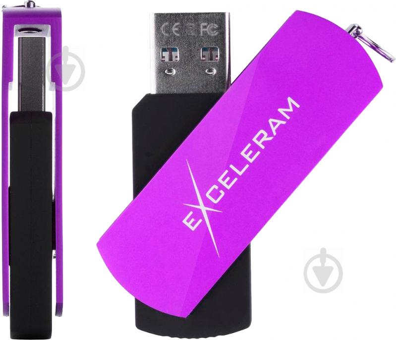 Флеш-память Exceleram P2 Series 32 ГБ USB 2.0 grape (EXP2U2GPB32) - фото 5