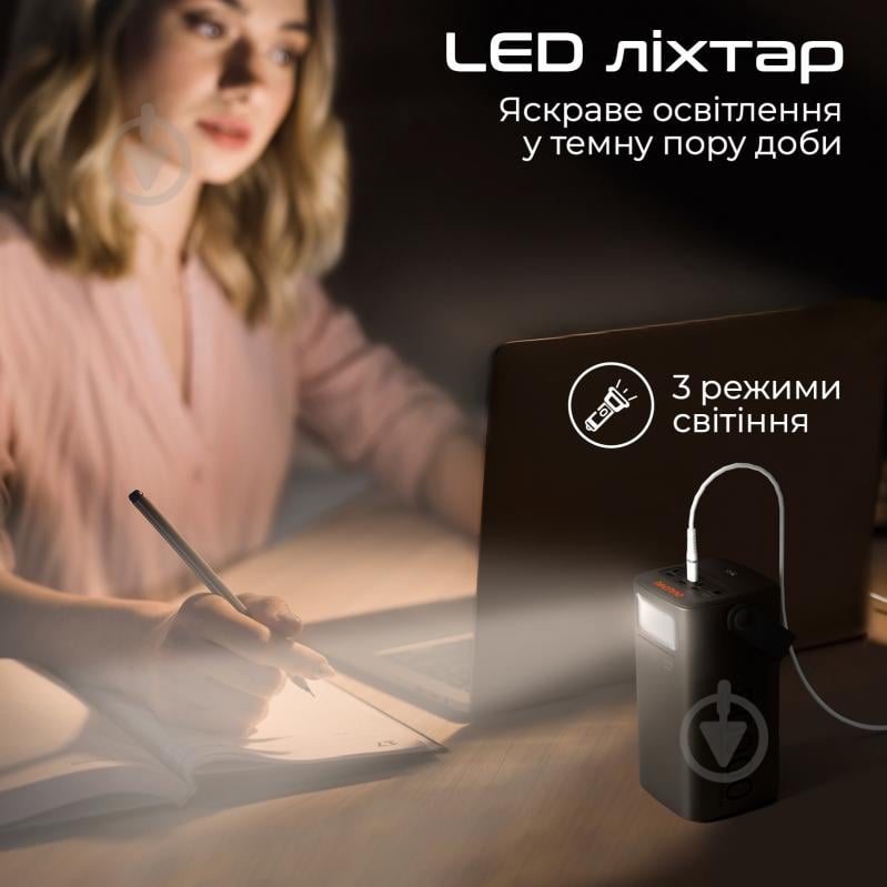 Повербанк Techno Powerbank-80 80000 mAh black (powerbank-80) - фото 8