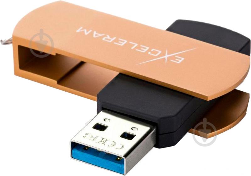 Флеш-память Exceleram P2 Series 32 ГБ USB 2.0 brown (EXP2U2BRB32) - фото 3