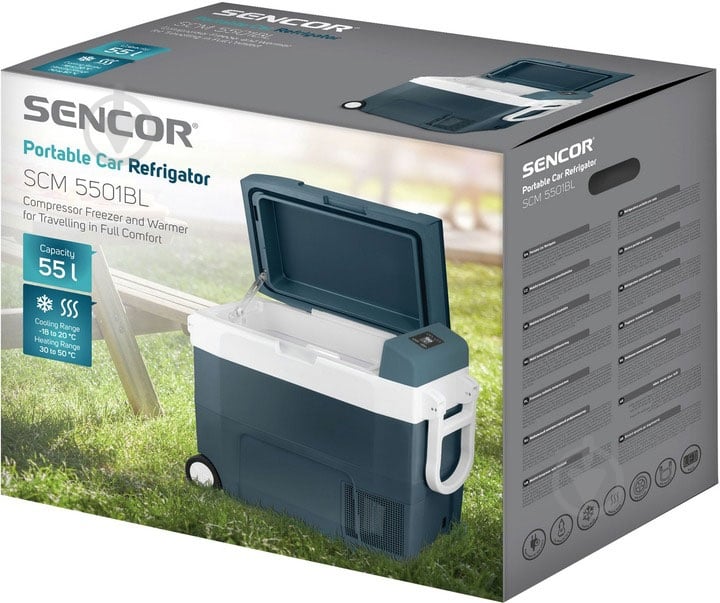 Автохолодильник Sencor 50 л SCM5501BL - фото 8 Автохолодильник Sencor 50 л SCM5501BL - фото 8