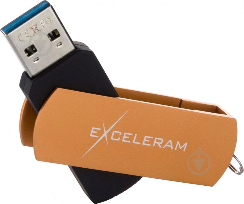 Флеш-пам'ять Exceleram P2 Series 64 ГБ USB 2.0 brown (EXP2U2BRB64) - фото 3