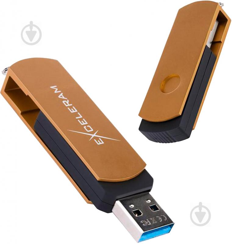 Флеш-пам'ять Exceleram P2 Series 64 ГБ USB 2.0 brown (EXP2U2BRB64) - фото 5