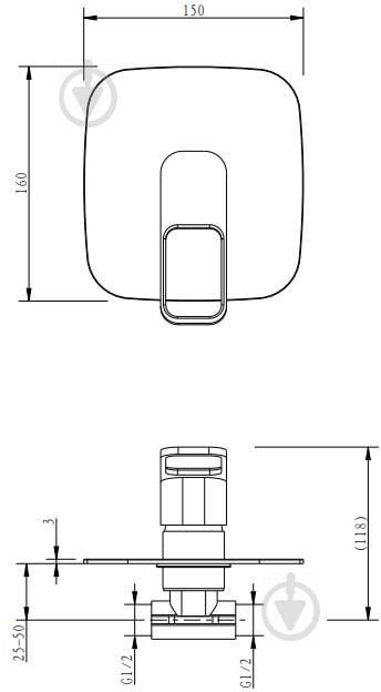 Смеситель для душа Aqua Rodos Terra 90447 R - фото 3