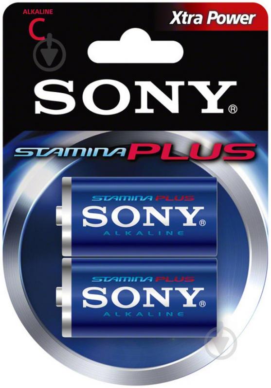 Батарейка Sony Stamina Plus C (R14, 343) 2 шт. (AM2B2D) - фото 1