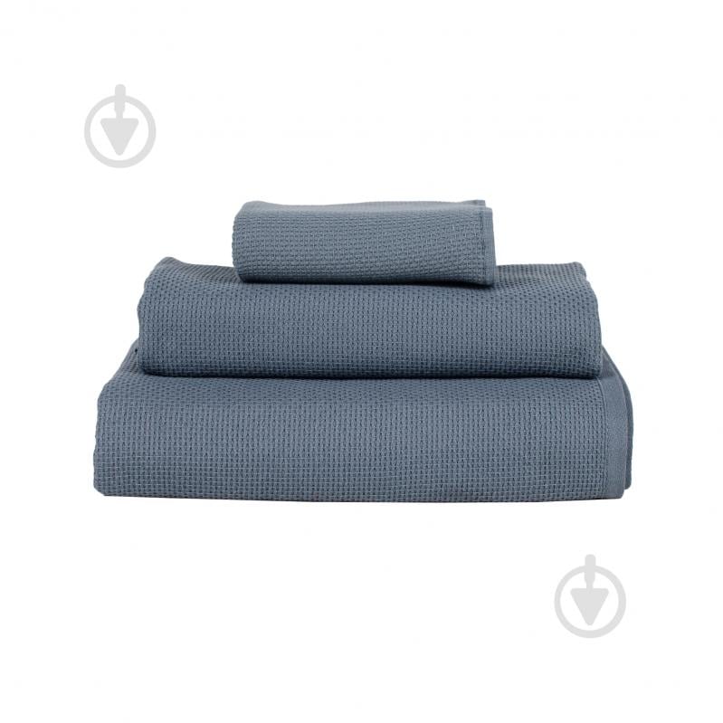 Рушник махровий Sauna 70x140 см сіро-синій La Nuit - фото 3 Рушник махровий Sauna 70x140 см сіро-синій La Nuit - фото 3