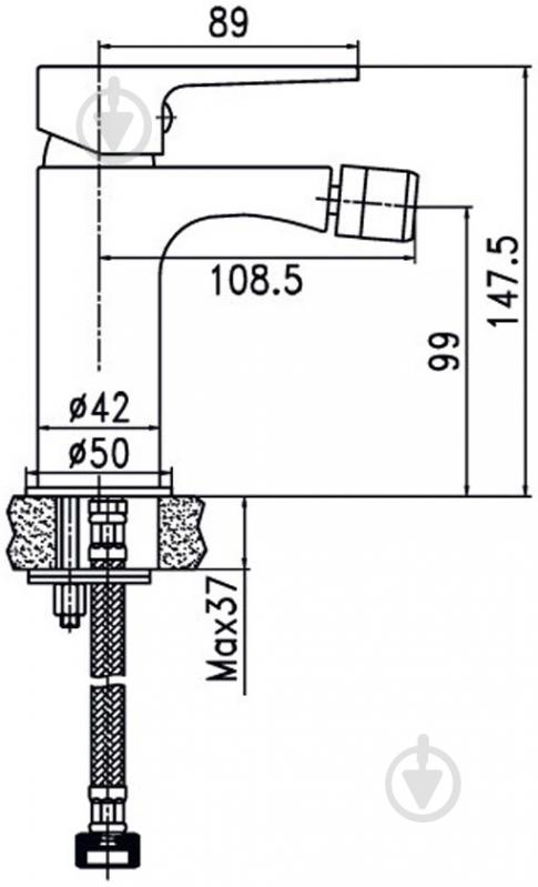 Смеситель для биде Aqua Rodos Matteo 90894 - фото 2 Смеситель для биде Aqua Rodos Matteo 90894 - фото 2