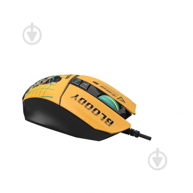 Игровая мышь BLOODY RGB, 12000 CPI yellow (W63 Max (Renegade Sunset)) - фото 5