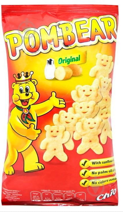 Снеки Chio соленые Original Pom-Bear м/у 65г - фото 1