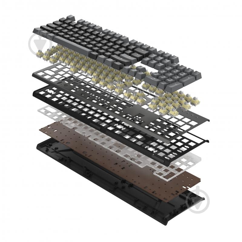 Клавіатура ігрова A4Tech FS100 (Stone Black) (FS100 (Stone Black)) неонове підсвічування, USB, FS Switches black - фото 6 Клавіатура ігрова A4Tech FS100 (Stone Black) (FS100 (Stone Black)) неонове підсвічування, USB, FS Switches black - фото 6