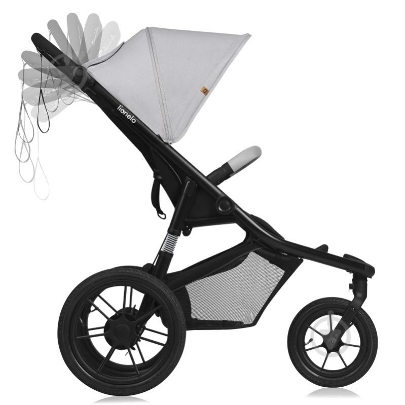 Коляска прогулочная Lionelo Azura Grey Stone - фото 4 Коляска прогулочная Lionelo Azura Grey Stone - фото 4