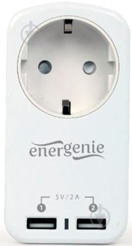 Зарядний пристрій EnerGenie EG-ACU2-01-W - фото 2