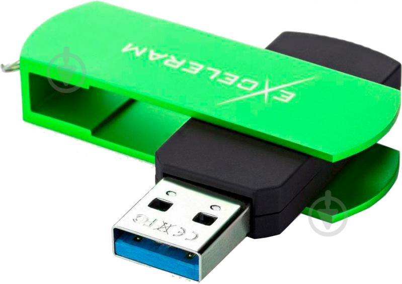 Флеш-пам'ять Exceleram P2 Series 32 ГБ USB 2.0 green (EXP2U2GRB32) - фото 3