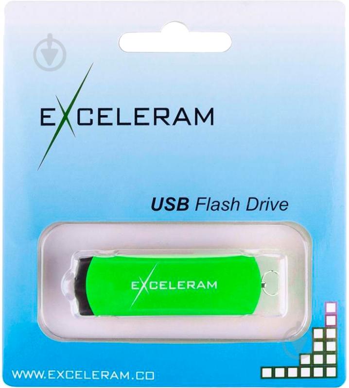 Флеш-пам'ять Exceleram P2 Series 32 ГБ USB 2.0 green (EXP2U2GRB32) - фото 8