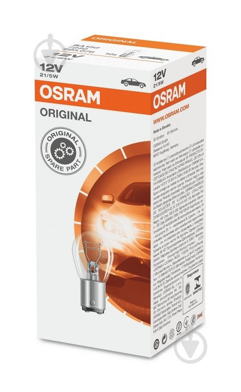 Автолампа розжарювання Osram P21/5W 21/5 Вт 1 шт.(OS7240) - фото 1